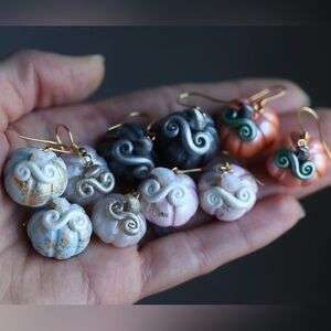 Mini Pumpkin Earrings